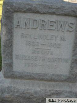 Rev Lindley M. Andrews