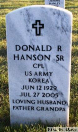 Corp Donald R Hanson, Sr