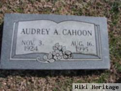 Audrey A Cahoon