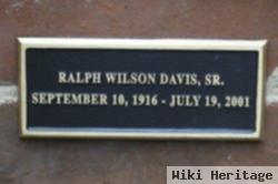 Ralph Wilson Davis, Sr