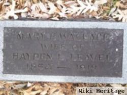 Mary Ester "mollie" Wallace Leavel