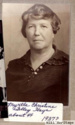 Myrtle Christine Talley Hays