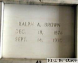 Ralph A. Brown