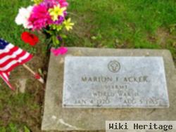 Marion F "ike" Acker