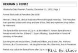 Herman J Hintz