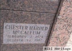 Chester Harold Mccallum