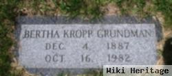 Bertha Kropp Grundman