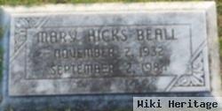 Mary Grace Hicks Beall