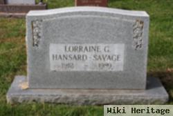 Lorraine Grace Landgren Savage