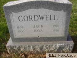 Jack Cordwell, Sr