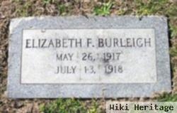 Elizabeth F Burleigh