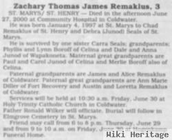 Zachary Thomas James Remaklus