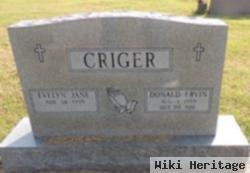 Donald Ervin "don" Criger