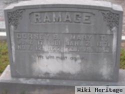 Dorsey E. Ramage