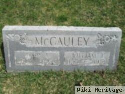 William J Mccauley