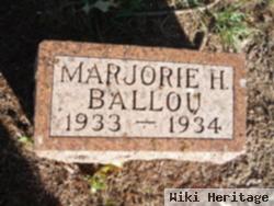 Marjorie H Ballou