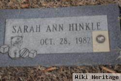 Sarah Ann Hinkle