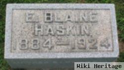 E. Blaine Haskins