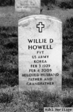 Willie D Howell