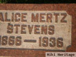 Alice Carrie Mertz Stevens