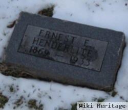 Ernest E. Henderlite