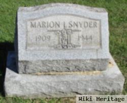 Marion I Snyder