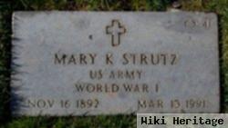 Mary K Strutz