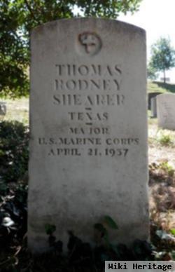 Maj Thomas Rodney "bull" Shearer