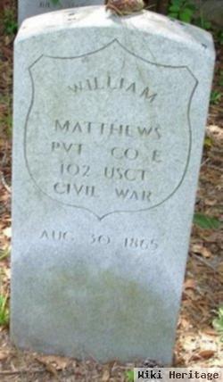 Pvt William Matthews