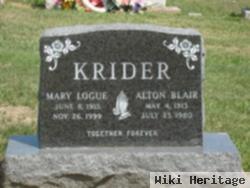 Mary Logue Krider