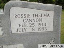 Rossie Thelma Cannon Clifton