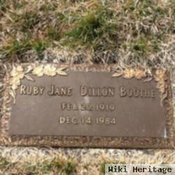 Ruby Jane Dillon Boothe