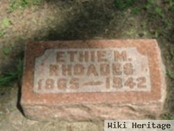 Ethie M Rhoades