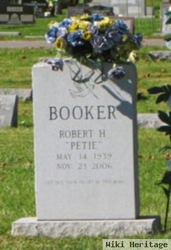 Robert H "petie" Booker