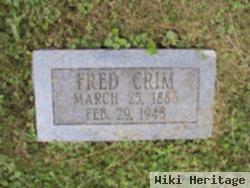 Fredrick Leslie "fred" Crim