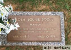 Lola Louise Townsel Poole