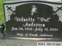 Velnette "pat" Anderson