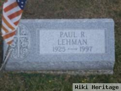 Paul R. Lehman