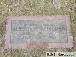 Alberta R Klingman