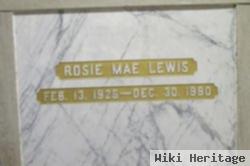 Rosie Mae Lewis