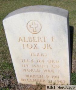 Albert Franklin Fox, Jr