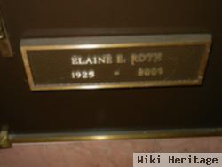 Elaine E Roth