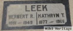 Kathryn T. Majors Leek