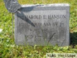 Pfc Harold E Hanson