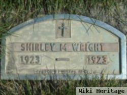 Shirley M Wright