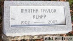 Martha Taylor Klapp