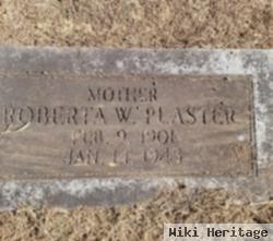 Roberta W. Plaster