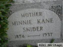 Minnie Kane Snider