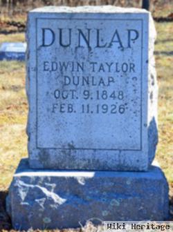 Edwin Taylor Dunlap