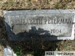 O. Elizabeth "sis" Peterman